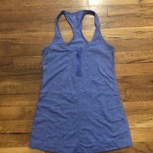 Lululemon Zip Racerback Tank